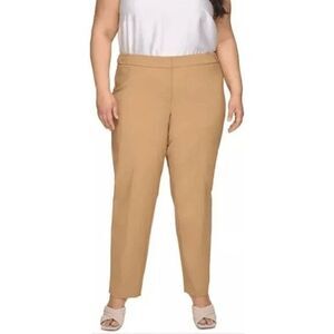Calvin Klein Women's Plus Size Infinite Stretch Slim Leg Pants 18W